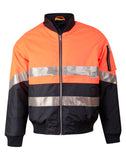 High Visibility Two Tone Flying Jacket with 3M Reflective Tapes SW16A
