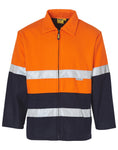 Hi-Vis Two Tone Bluey Safety Jacket with 3M SW31A