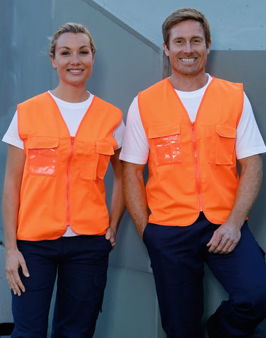 SW41 - High Visibility Safety Vest with chest pockets AIW