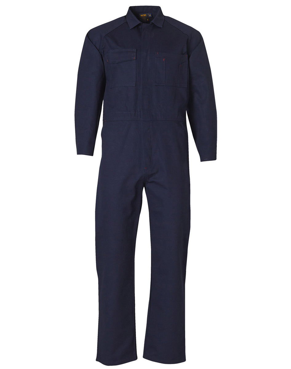 Wa07 - Mens Cotton Drill Coverall Aws – Uniforms Warehouse