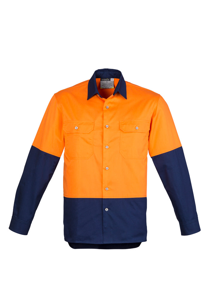 Syzmik Men’s Hi-Vis Spliced Industrial Shirt ZW122