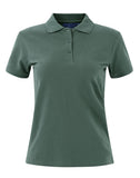 Ladies Cotton Stretch Short Sleeve Polo PS56