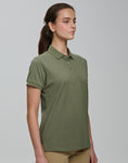 Ladies Ultrafine Cotton Pique Short Sleeve Polo