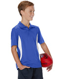 Kids CoolDry Short Sleeve Contrast Polo PS79K