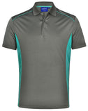 Mens CoolDry Short Sleeve Contrast Polo PS79