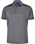 Mens Sustainable Poly/cotton Contrast SS Polo