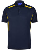 Mens Sustainable Poly/cotton Contrast SS Polo