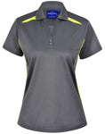 Ladies Sustainable Poly/cotton Contrast SS Polo