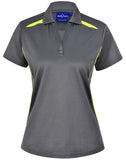 Ladies Sustainable Poly/cotton Contrast SS Polo