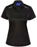 Ladies Sustainable Poly/cotton Contrast SS Polo