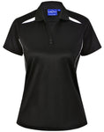 Ladies Sustainable Poly/cotton Contrast SS Polo