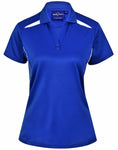 Ladies Sustainable Poly/cotton Contrast SS Polo