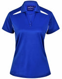 Ladies Sustainable Poly/cotton Contrast SS Polo
