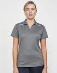 Ladies Sustainable Poly/cotton Contrast SS Polo