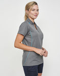 Ladies Sustainable Poly/cotton Contrast SS Polo