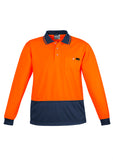 Mens Comfort Back L/S Polo ZH410