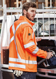 Unisex Hi Vis 2 in 1 X Back Soft Shell Jacket ZJ680
