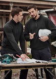 Mens 1/4 Zip Brushed Fleece ZT366