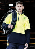Unisex Hi Vis Half Zip Fleece Jumper ZT460