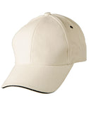 Heavy Brushed Cotton Structured Cap with Sandwich Peak CH18