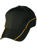 Nylon Ripstop Structured Cap With Polyester Mesh Lining And Contrast Trim. CH21