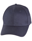Heavy Unbrushed Cotton Structured Fitted Cap CH36
