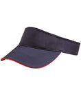 CH49 - Polo Twill Visor With Or Without Sandwich, Crossover Velcro Winning Spirit