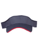 Polo Twill Visor With Or Without Sandwich, Crossover Velcro CH49