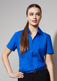 LB3601 - Ladies Plain Oasis Short Sleeve Shirt Biz Collection
