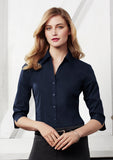 LB7300 - Ladies Metro 3/4 Sleeve Shirt Biz Collection