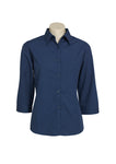 Ladies Micro Check 3/4 Sleeve Shirt LB8200