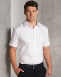 M7030S - Mens Fine Twill Short Sleeve Shirt Benchmark