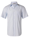 Mens Fine Stripe Short Sleeve Shirt M7211