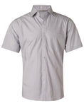 Mens Fine Stripe Short Sleeve Shirt M7211