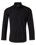 Mens Pin Stripe Long Sleeve Shirt M7222