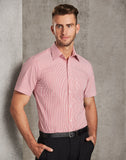 M7231 - Mens Balance Stripe Short Sleeve Shirt Benchmark