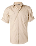 Mens Short Sleeve Military Shirt M7911