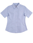 Ladies CVC Oxford Short Sleeve Shirt M8040S