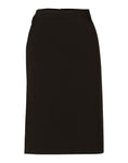 Ladies Wool Stretch Mid Length Lined Pencil Skirt M9470