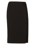 Ladies Wool Stretch Mid Length Lined Pencil Skirt M9470