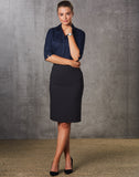 M9471 - Ladies Poly/Viscose Stretch Mid Length Lined Pencil Skirt Benchmark