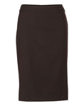 Ladies Poly/Viscose Stretch Mid Length Lined Pencil Skirt M9471