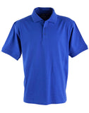 Cotton Contrast Jersey Knit Short Sleeve Polo (Unisex) PS05