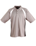 Mens CoolDry Tri-colour Contrast Short Sleeve Polo PS28