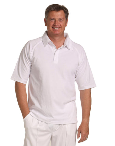 PS29 - Mens TrueDry® Mesh Knit Short Sleeve Cricket Short Sleeve Polo Winning Spirit