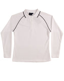 Ladies CoolDry Long Sleeve Contrast Colour Polo PS44