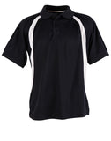 Mens CoolDry Mesh Contrast Short Sleeve Polo PS51