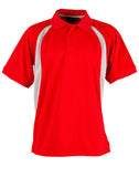 Mens CoolDry Mesh Contrast Short Sleeve Polo PS51