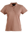 Ladies Cotton Stretch Short Sleeve Polo PS56