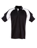 Kids CoolDry Contrast Short Sleeve Polo with Sleeve Panels PS61K